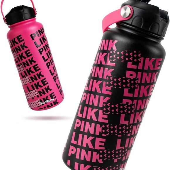 Blackube 32oz Insulated Water Bottle with Straw Lid, Stainless Steel Water - Picture 3 of 8